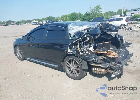 2017 Hyundai Sonata Sport 2.0T from USA, damaged, VIN 5NPE34AB3HH537285